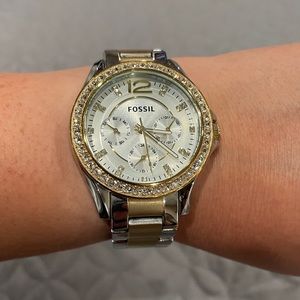 Fossil 2-times stainless steel Watch